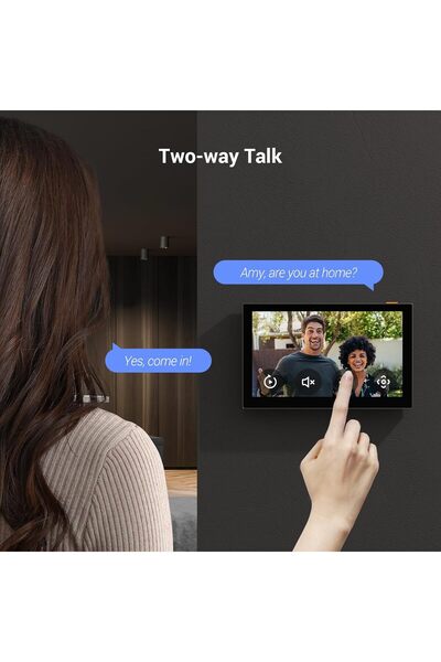 EZVIZ 7'' Wireless Security Monitor with Smart Touch Screen for Home System, 4600mAh Battery, 2.4GHz