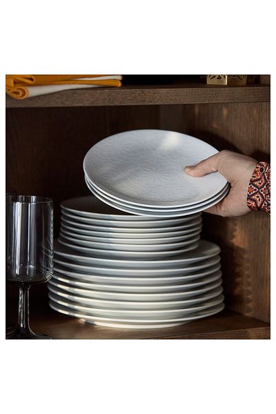IKEA GOKVÄLLÅ Plate, white, 21 cm