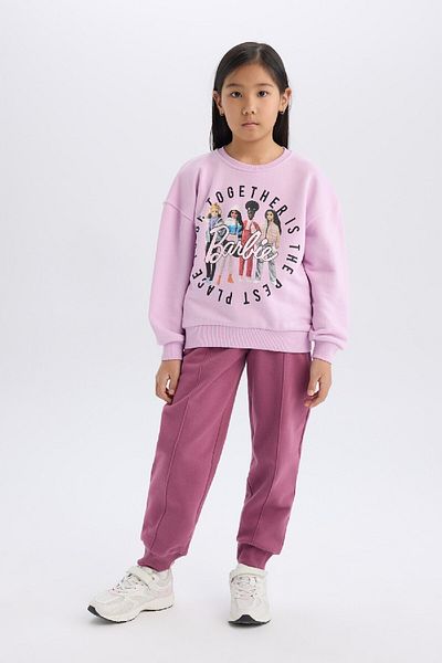 DeFacto Jogger Sweatpants για κορίτσια - Ελαστική μέση, ίσια κοπή D6067A824WN
