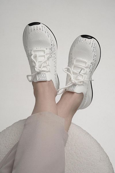 Guja Maxi̇ne Guja Special Series Stone Detail Knitwear - Women's Streetball Shoes (White)