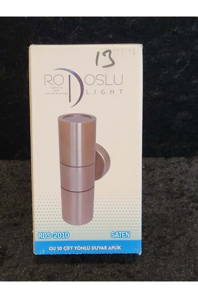 ETO RODOSLU GU 10 ÇİFT YÖNLÜ DUVAR APLİK MAT ANTRESİT