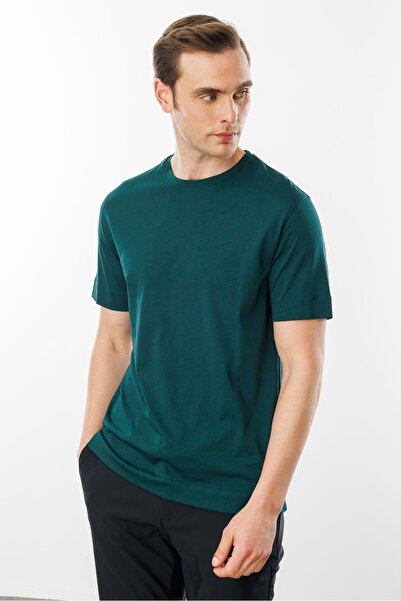 Desen Triko Ανδρικό μπλουζάκι από βαμβάκι με λαιμόκοψη Nefti