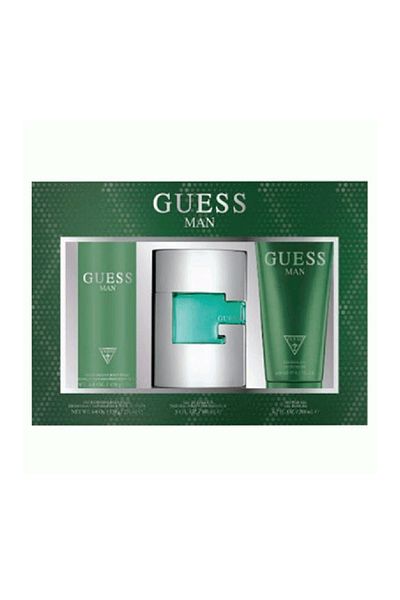 Guess Green EDT for Men 75ml + Shower Gel 200ml + Body Spray 226ml
