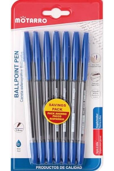 MOTARRO MC009-1 Ballpoint Pen 7-Pieces, 2-Pack, Multicolor