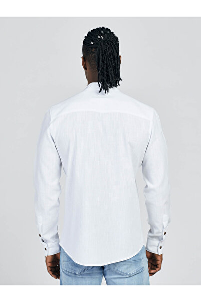 Loft Regular Fit White Men's Shirt Lf2014781