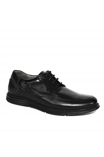 Forelli 69016-h Pantofi pentru bărbați, negru, din piele naturală, cu potrivire largă