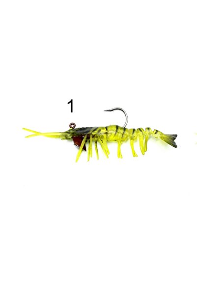 CAPTAIN 3049 Magic Shrimp 3d Silikon Karides 76mm 5.5gr Suni Yem