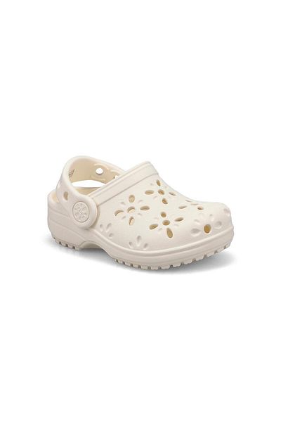Crocs 210944 -0Wv Classic Floral Cut Out Clog Baby Slippers Sandals