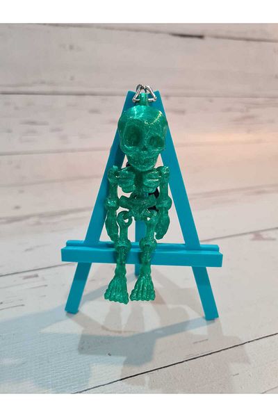 On marifet yün ve hobi dünyası Skeleton Keychain