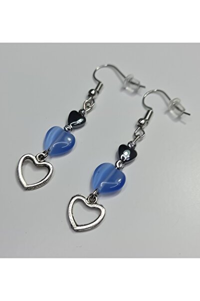 QUVARS SHOP Kalpli Doğal Taş Küpe