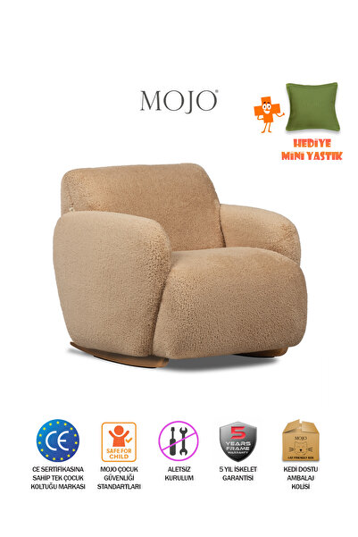 MOJO Mango Shake Sallanan Ayaklı Çocuk Koltuğu Vizon