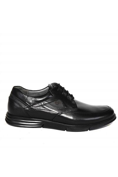 Forelli 69016-h Pantofi pentru bărbați, negru, din piele naturală, cu potrivire largă