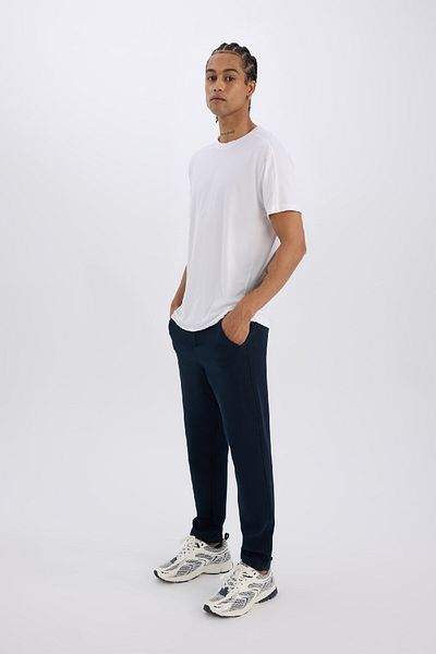 DeFacto Slim Fit Athlete Jogger αθλητική φόρμα Slim Fit Slim Fit Standard με τσέπες στα πόδια ελαστική D1956ax24