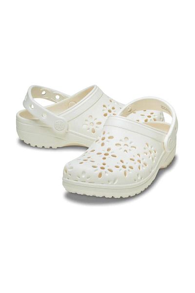 Crocs 210943 -0Wv Classic Floral Cut Out Clog Children's Slippers Sandals