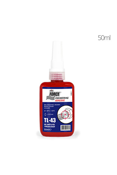 Genel Markalar Ems Force Tl-43/50ml Orta Kuvvet Civata Sabitleyici