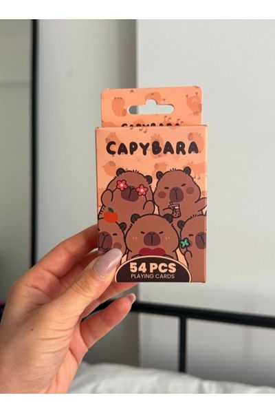 purple dragon Capybara Capybara Playing Poker Cards Deck
