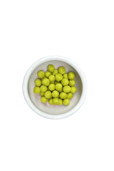 Yumuşakkeçe Natural Wool Felt Balls – 2 cm – Handmade – Pack of 50