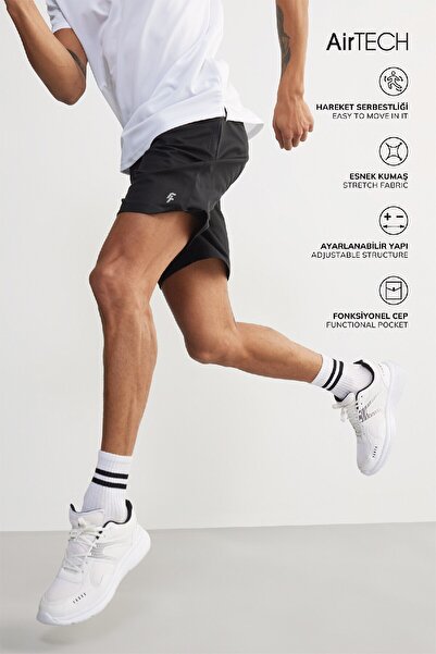 DeFacto Fit Quick Dry Slim Fit Slim Fit Sports Standard Leg Shorts V3030az25sp