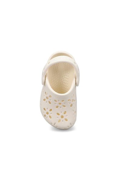 Crocs 210944 -0Wv Classic Floral Cut Out Clog Baby Slippers Sandals