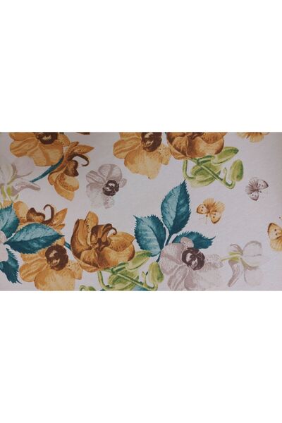 gonk Round, Country Patterned, Duck (Liquid Pusher, Stain Proof) Fabric, Tablecloth