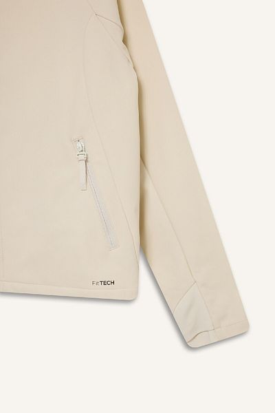 DeFacto Fit Water Repellent Regular Fit Hooded Zippered Softshell Coat D6088Ax25Sp