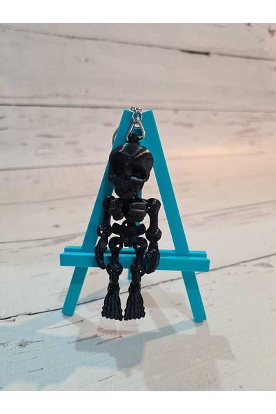 On marifet yün ve hobi dünyası Skeleton Keychain
