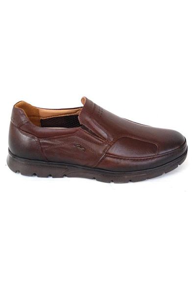Forelli 32606-h Кафяви мъжки обувки от естествена кожа