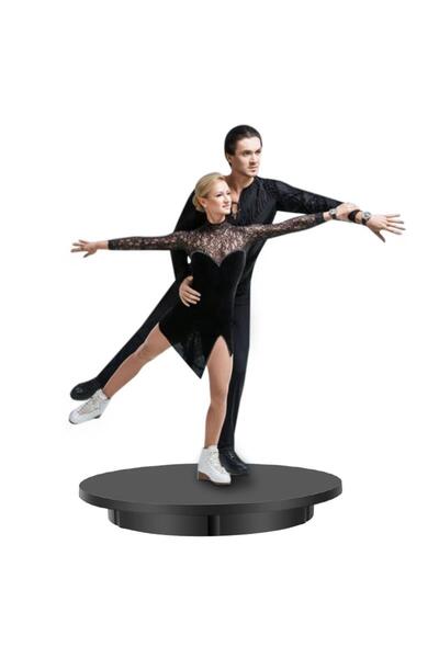 Schulzz Katalog Fotoğraf Video ve Stüdyo Çekimi için Kumandalı Şarjlı Dönen S...