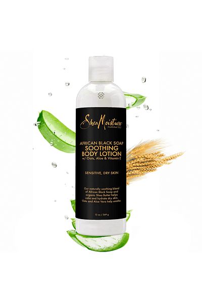 Shea Moisture SHEA-AFRICAN BLACK SOAP SOOTHING BODY WASH 13oz