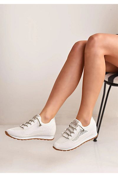 KAFKASLAR AYAKKABI Breathable Knitwear Stone Slip Use Daily Sports Shoes