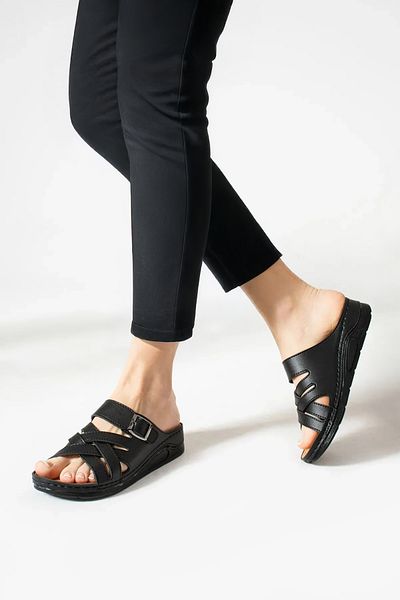 Ayakkabı City Women's Orthopedic Slippers Daily Indoor and Outdoor Women's Slippers