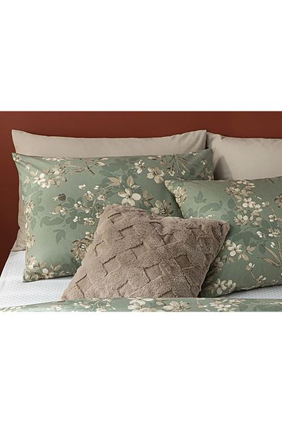English Home Pure Magnolia Easy-Iron Μαξιλαροθήκη 2 τεμαχίων Πράσινη