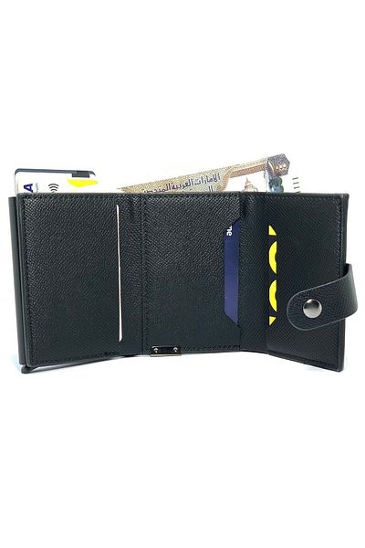 Classic Milano RFID Blocking Faux Leather Wallet for Men and Women, Automatic Card Holder Men's Wallet
