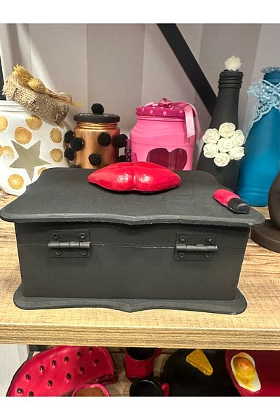 İki Cadı Tasarım Decorative Wooden Jewelry and Storage Box