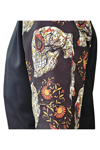 Ant Rotagrup Üniforma ve İş Elbiseleri Jachetă de bucătar Uniğenli - cu mâneci scurte cu frunze și model de vară