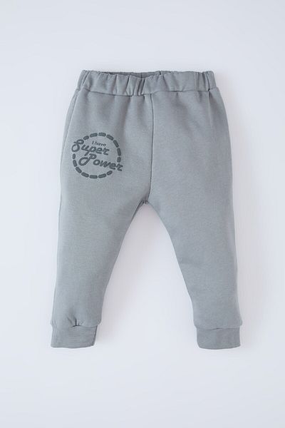 DeFacto Mikina s potiskem Crew Neck a tepláky s elastickým pasem pro chlapečka, 2dílná sada – D7649A524Wn