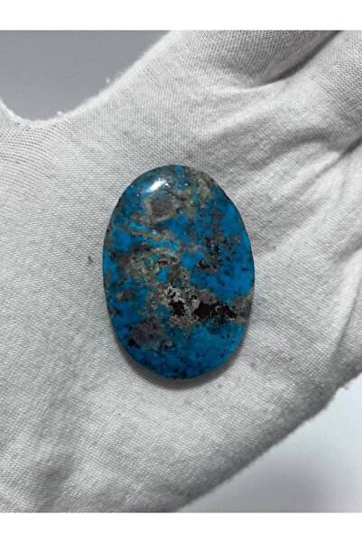 Hasyılmaz Okyanus Temalı Doğal Kabaşon Firuze Taşı 88,5 Karat - Turkuaz Taşı ...