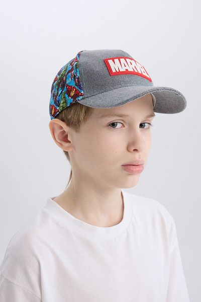 DeFacto Boy's Marvel Avengers Printed Cap Hat C0546A825Sm