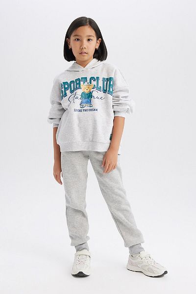 DeFacto Κοριτσίστικο Basic Straight Thick Jogger Sweatpants 3184067
