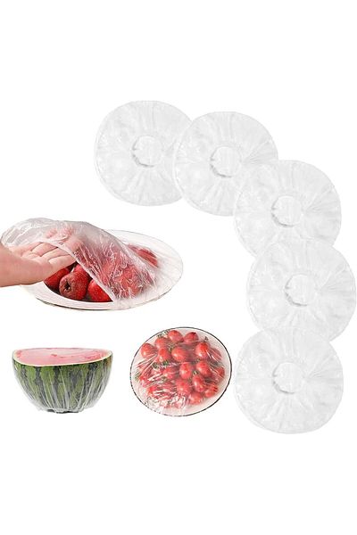 Other Fresh Keeping Bags Food Cover 100PCS, Reusable Bowl Covers Stretch Lids for Containers