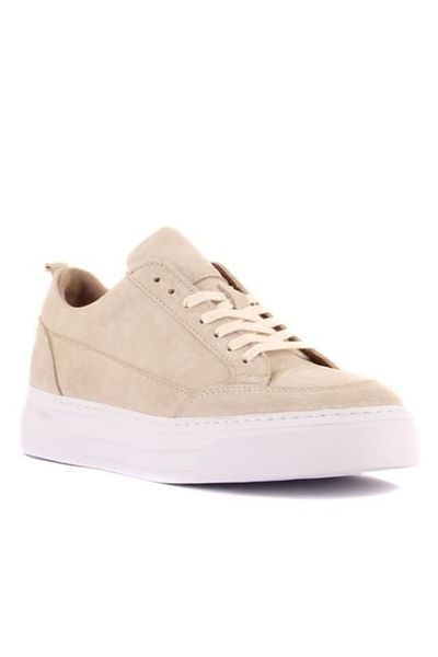 iskarpino Γνήσιο δέρμα με κορδόνια Suede Beige Ανδρικά αθλητικά παπούτσια casual καθημερινά