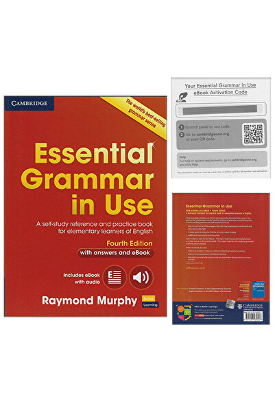 Cambridge Yayınları Essential Grammar In Use With Answers Kırmızı Online Kodludur