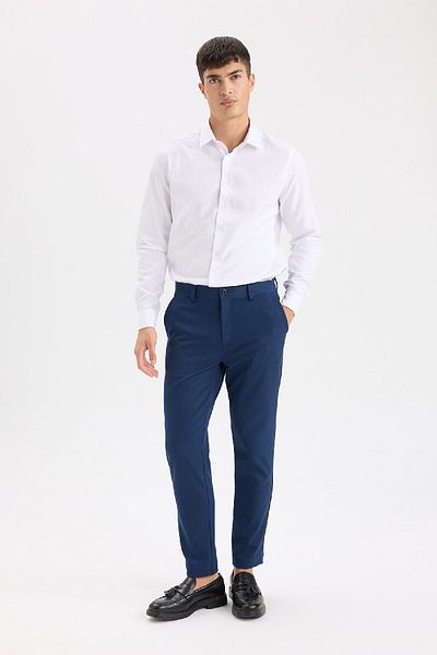 DeFacto Maßgeschneiderte Hose mit geradem Bein und Allround-Stretch C7508AX25SP