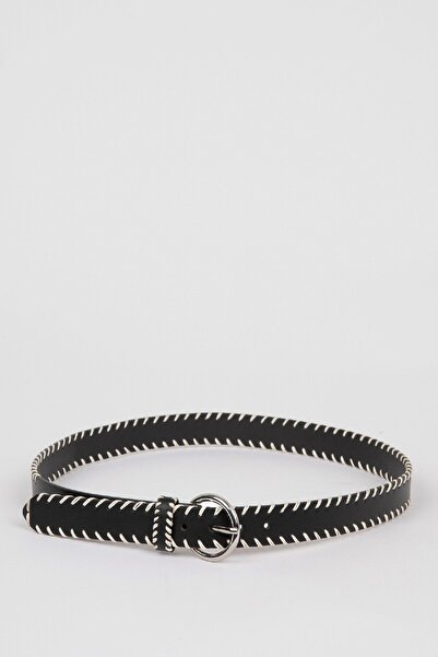 DeFacto Γυναικεία τζιν ζώνη από συνθετικό δέρμα - D8290AXNS