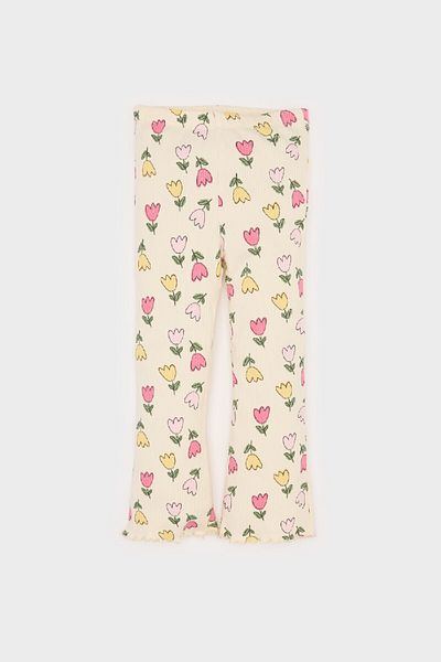 DeFacto Baby Girl 2 Piece Set Floral Crew Neck Sweatshrt Stretchy Waisted Leggings D8341A525Sp