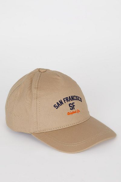 DeFacto Boy's Embroidered Cotton Cap Hat B7904A825Sm