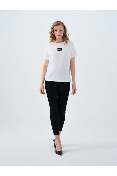 Loft Regular Fit Λευκό γυναικείο μπλουζάκι Lf2039148