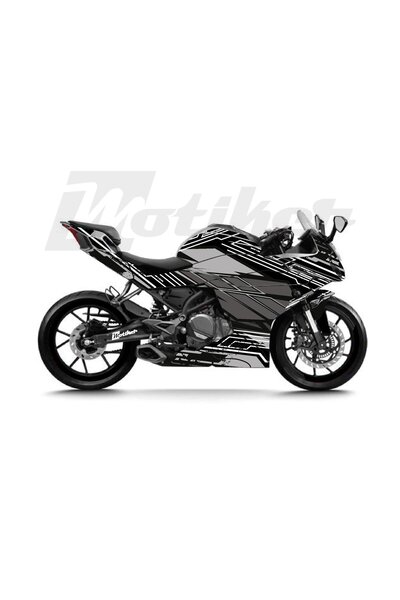 Motiker CFMOTO 250SR K'night Model Parçalı Motosiklet Kaplama Sticker Etiket ...