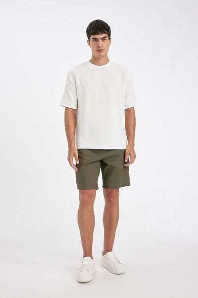 DeFacto Bequem geschnittene Bermudashorts aus Baumwolle - D7916ax24sm