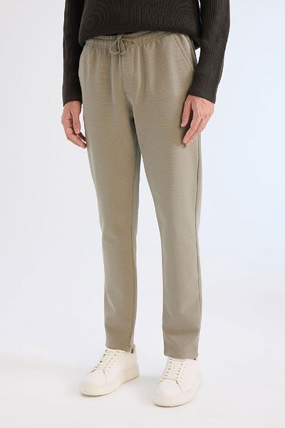 DeFacto Basic Jogger Pants - Straight Waist, Lace-Up Pocket, Straight Leg C6022Ax25Sp